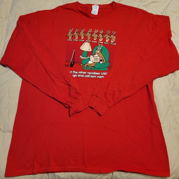 DELTA All of the other reindeer used to laugh and call him names shirt size XL - Picture 4 of 14
